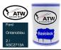 Preview: Ford, Ontarioblau, 2 / XSC2713A: 500ml Lackdose, von ATW Autoteile West.